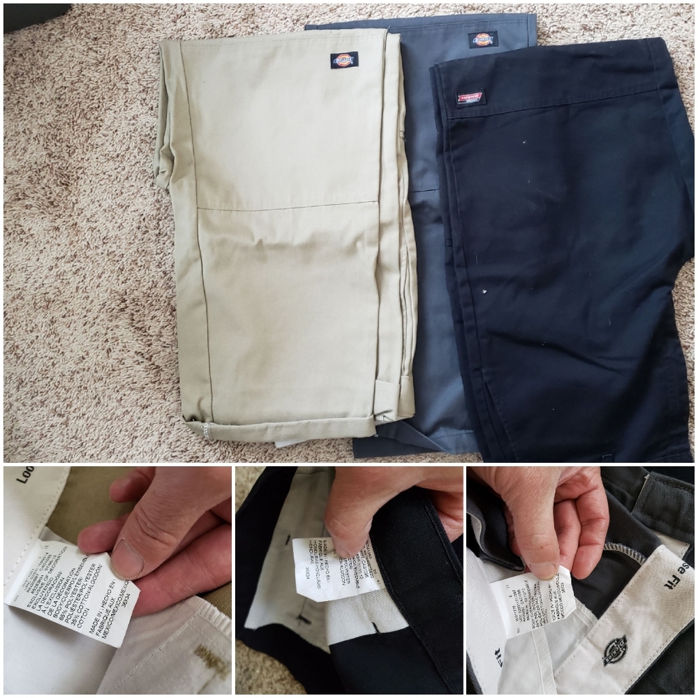 1 pair of black Dickie's work pants 36/34